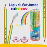 Lápis Rainbow Arco-Íris Tris Jumbo Super Macio - Tradicional, Pastel, Neon, Metálico