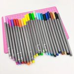 Kit Caneta BRW Fine Liner 0.4mm - Tons Pastel, Neon, Básicas e Vintage - Ultra Fina