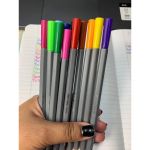 Kit Caneta BRW Fine Liner 0.4mm - Tons Pastel, Neon, Básicas e Vintage - Ultra Fina
