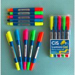Marca Texto Gel Cis Lumini Neon - Ideal para Bíblia e Vade Mecum - Kit ou unidade