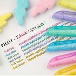 Kit Marca Texto Apagável Pilot Frixion Tons Pastel ou Neon