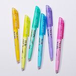 Kit Marca Texto Apagável Pilot Frixion Tons Pastel ou Neon