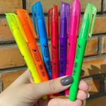Kit Marca Texto BRW Neon - Coleção Completa ou Unidade
