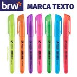 Kit Marca Texto BRW Neon - Coleção Completa ou Unidade