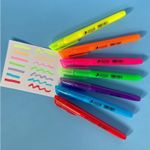 Kit Marca Texto BRW Neon - Coleção Completa ou Unidade