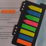 Marcador de Página BRW Seta Flag Bandeirinha Colorido para Fichário 8 Blocos x 25 Folhas