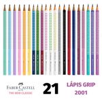 Kit Lápis Faber Castell 2B Tom Pastel ou Cores Diversas