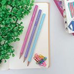 Kit Lápis Faber Castell 2B Tom Pastel ou Cores Diversas