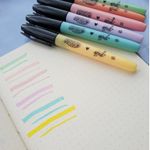 Caneta Marca Texto BRW Tons Pastel - Kit ou Unidade