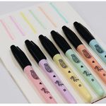 Caneta Marca Texto BRW Tons Pastel - Kit ou Unidade