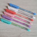 Kit Caneta em Gel BRW Tom Pastel Branca Glitter ou Tradicional 1.0mm