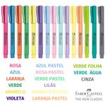 Kit Marca Texto Faber Castell Tons Pastel e Neon Grifpen - Coleção Completa