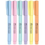 Kit Marca Texto Faber Castell Tons Pastel e Neon Grifpen - Coleção Completa