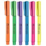 Kit Marca Texto Faber Castell Tons Pastel e Neon Grifpen - Coleção Completa