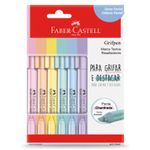 Kit Marca Texto Faber Castell Grifpen Tom Pastel