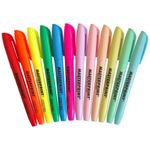Kit Caneta Marca Texto Masterprint - Tom Pastel, Neon, Metálico e Slim