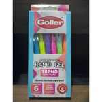 Kit Caneta Rapid Gel Goller - Neon, Glitter e Trend - Cores Pastel