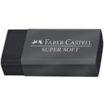 Borracha Faber Castell Super Soft ou Max Black Preta