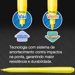 Canetinha Hidrográfica Faber Castell Vai e Vem Tons Pastel, Neon ou Tradicionais