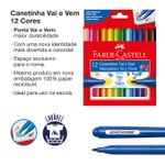 Canetinha Hidrográfica Faber Castell Vai e Vem Tons Pastel, Neon ou Tradicionais