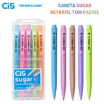 Caneta Cis Sugar Retrátil Tons Pastel 1.0mm - Kit ou Unidade