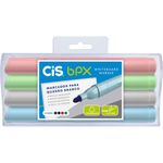 Marcador para Quadro Branco Cis bpx - Azul, Preto, Vermelho e Verde - Kit ou unidade