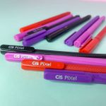 Kit Caneta Cis Pixel Coloridas Super Leve 1.0mm