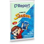 Papel Ofício A4 Report Seninha 100 Folhas - Branco, Rosa, Verde, Azul ou Amarelo