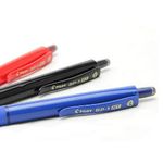 Kit Caneta Retrátil Ponta Média Pilot Inox 1mm BP-1 RT