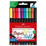 Kit Caneta Brush Ponta Pincel Faber Castell - Kit 20, 10, 6 ou 5 cores