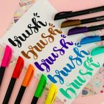 Kit Caneta Brush Ponta Pincel Faber Castell - Kit 20, 10, 6 ou 5 cores