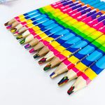 Lápis Cis Rainbow Arco-Íris Jumbo Super Macio MultiColor - Tom Pastel, Metálico ou Neon