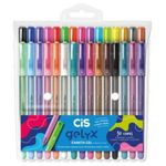 Kit Caneta Cis Gel Gelyx - Coleção Completa - Pastel, Neon, Metálicas, Glitter e Fashion