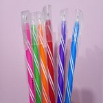 Kit Caneta Goller Twist Colors - Coloridas (Estilo Spiro) - Pastel - Neon - Azul - Preta