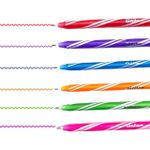 Kit Caneta Goller Twist Colors - Coloridas (Estilo Spiro) - Pastel - Neon - Azul - Preta
