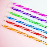Kit Caneta Goller Twist Colors - Coloridas (Estilo Spiro) - Pastel - Neon - Azul - Preta