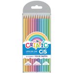 Kit Lápis de Cor Cis Criatic - Tons Pastel, Cores Neon, Tons de Pele e Tons Metálicos