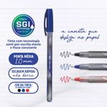 Kit Caneta Esferográfica Tris Slide Ultra Ponta 1.0mm
