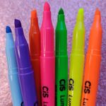 Kit Coleção Completa Caneta Marca Texto Cis Lumini Neon - Kit ou Unidade
