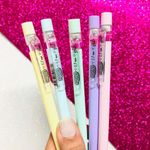 Lapiseira Fina Tom Pastel Fofa BRW 0.7mm - Kit com Grafite ou Unidade