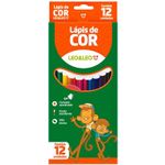 Lápis de Cor Leo&Leo Ecológico 48, 36, 24 ou 12 unidades - Apagável, Mini ou Tradicional