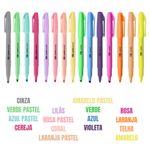 Kit Marca Texto Cis Lumini - Coleção Completa, Neon, Tom Pastel, Metálicas, Ponta Dupla, Flex, Trend
