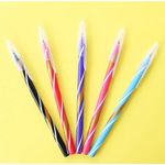 Kit Caneta Cis Candy Ponta Fina - Rosa, Preta, Azul, Roxa e Vermelha - 20, 15, 10 ou 5