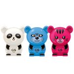 Apontador Fofo Cis Fun - Animais Fofos - Kit ou Unidade