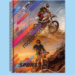 Caderno Capa Dura Sports 20 Matérias 400 Folhas