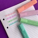 Kit Marca Texto Tons Pastel com Glitter BRW - ou unidade