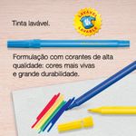 Kit 24 ou 12 Canetinha Hidrográfica Faber Castell - Cores Diversas