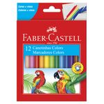 Kit 24 ou 12 Canetinha Hidrográfica Faber Castell - Cores Diversas