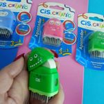 Apontador Cis Criatic 3 em 1 - Borracha, Apontador e Vassourinha