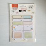 Bloco BRW Call Up Notas Adesivas + Marcador de Páginas Fofo - Gatinho, Tons Pastel, Holográfico